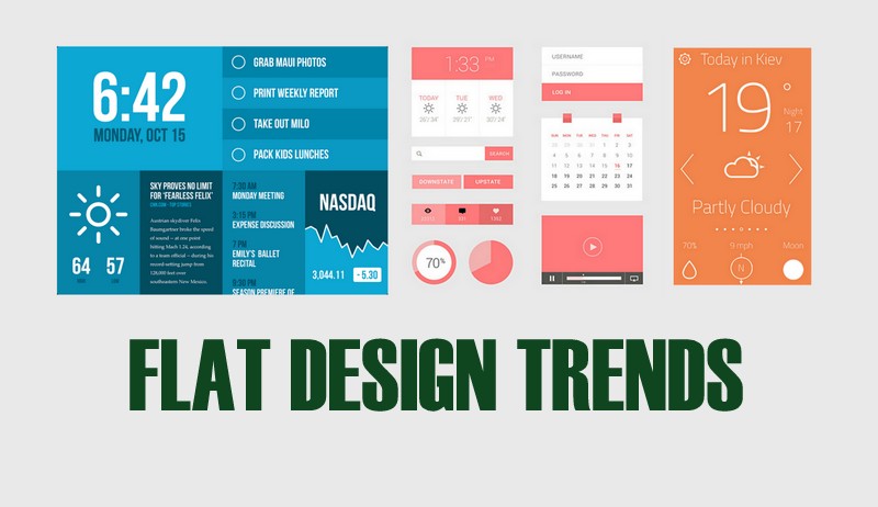 Flat Design Trends, Flat Web Design, Flat Design