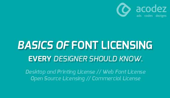 basics of font licensing every designer should know