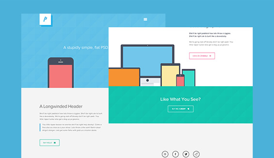 Flat-web-design