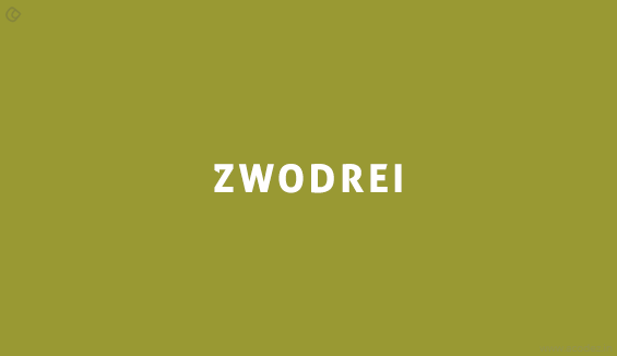 Zwodrei - Free Fonts for Professional Web Design