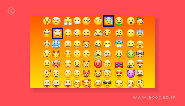 Select emojis